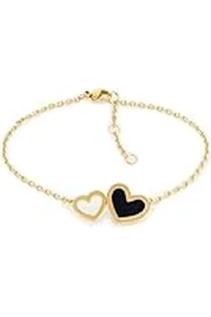 Tommy Hilfiger Sieraden Dames Roestvrij Staal Ketting Armband Verfraaid met Kristallen, Eén maat, Roestvrij staal, Geen edelsteen