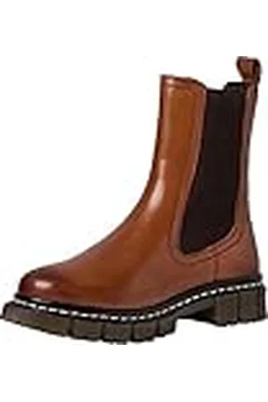 QS by s.Oliver Chelsea boots voor dames van kunstleer met blokhak, , 41 EU