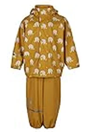 CeLaVi Rainwear Elephant AOP-PU regeneratie voor kinderen, uniseks, , 120 cm