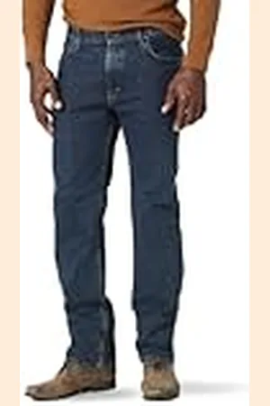 Wrangler Klassieke jeans met comfortabele taille voor heren, , 35W / 32L