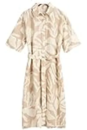 GANT REL Palm Print Linnen Shirt Dress, , 44