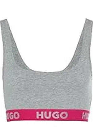 HUGO BOSS Dames Sporty Logo Bralette, , L