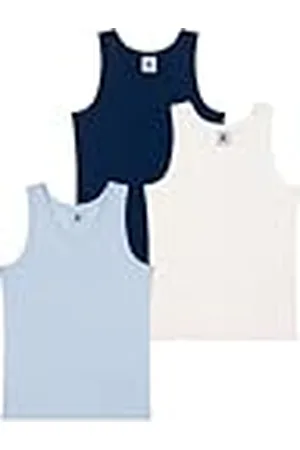Petit Bateau Tanktops voor jongens (verpakking van 3 stuks), , 6 Jaar