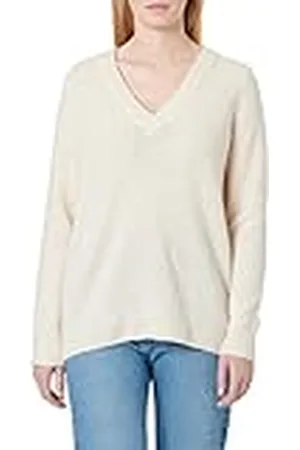 Object Dames Objellie L/S V-hals pullover Noos gebreide trui, , S