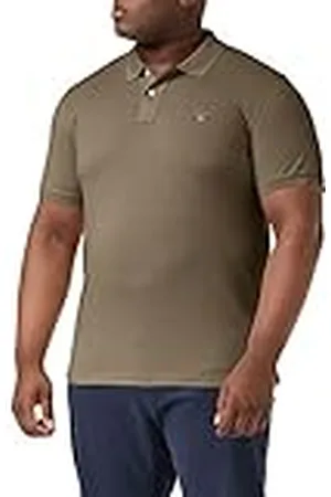 GANT Regular poloshirt met halve mouwen kraag met knoopsluiting, piqué, wit, , M