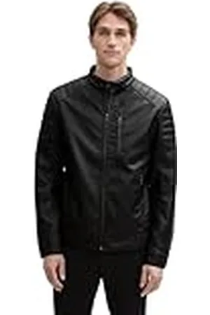 TOM TAILOR Kunstlederen jas voor heren, , XS