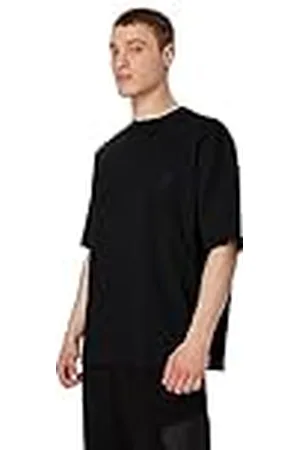 Armani Exchange Oversized Heavy Cotton Jersey Embossed Logo Jumper Polo Sweater voor heren, , L