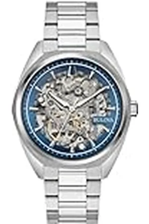 BULOVA Heren analoog kwartshorloge met roestvrijstalen armband 96A292, , armband