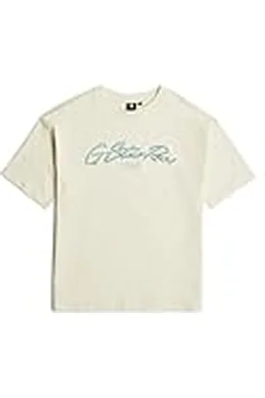 G-Star Graphic Font T-shirt voor jongens, , 8 Jaar