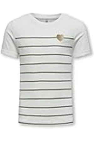 ONLY Meisjes Kogemily Life S/S Heart Top Cs JRS Noos T-shirt, , 110-116