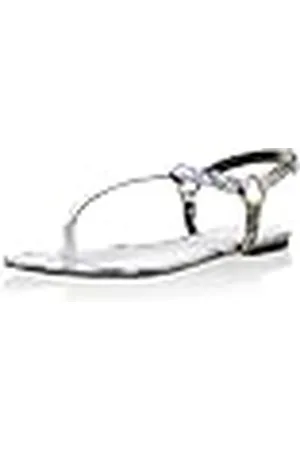 Roberto Cavalli Damessandalen, wit/meerkleurig, 38 EU