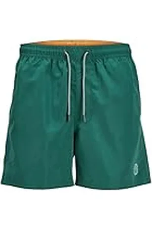 JACK & JONES Zwembroek voor heren, JPSTFIJI, JJSWIM, SOLID, S, M, L, XL, XXL, donkergroen/detail: solid, M