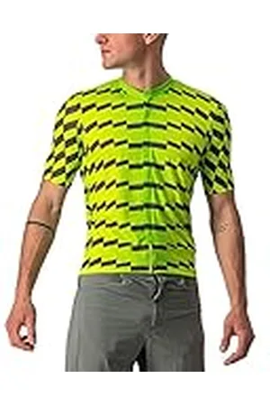 Castelli 4522007-383 UNLTD STERRATO Jrsy Sweatshirt Mannen Elektrische Kalk/Donkergrijs XS, , XS