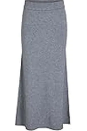 VILA Vililo Ancle Knit Skirt/Pb, , XS