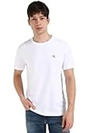 Calvin Klein Jeans heren 2-pack MONOLOGO T-Shirt J30J320199 S/S T-shirt, grijs (Rock Ridge/Bright White), S, , S