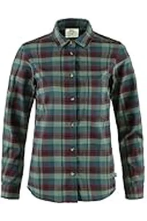 Fjällräven Fjallraven 86988-357-614 Singi Fjäll Shirt W T-Shirt Dames Pinhouder Groen Maat S, , S