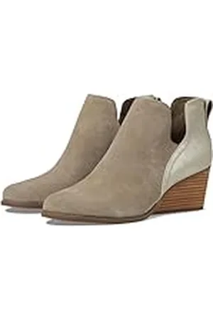 TOMS Gwen, korte dameslaarzen, Dune Suede Metallic Suede, 36 EU, , 36 EU