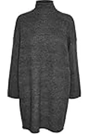 VERO MODA Vmgemma Ls Rolneck Knit Dress VMA Noos trui-jurk, , XL