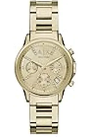 Armani Exchange Chronograaf Goudkleurig Roestvrijstalen Horloge