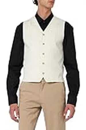 JACK & JONES Jprriviera Linnen Waistcoat kostuumvest voor heren, , 50