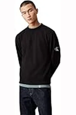 Calvin Klein Jeans heren Sweatshirts Badge Crew Neck J30j323426, , XXS