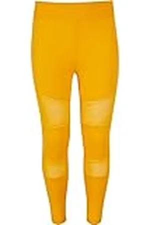 Urban classics Tech Mesh Legging voor meisjes, nauwsluitende sportbroek met transparante Tech Mesh inzetstukken, verkrijgbaar in 3 kleuren, maten 110/116-158/164, , 146-152