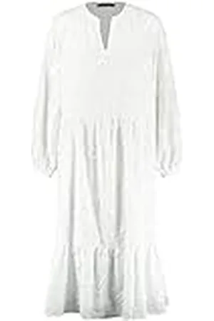 Taifun Dames 380332-11010 jurk, offwhite, 34, , 34