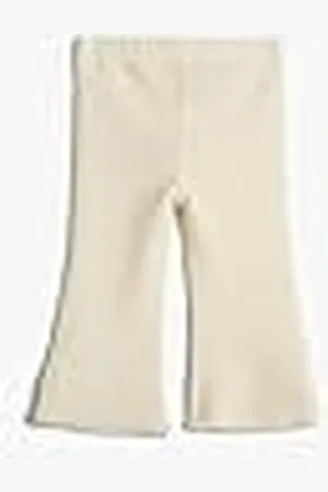 Koton Baybgirls Basic Fluwelen flare Leg Elastische Tailleband Leggings, , 9-12 Monate