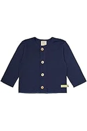 loud + proud Unisex kinderen van Derby Rib, van biologisch katoen, GOTS-gecertificeerde jas, , 86-92