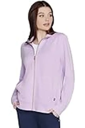 Skechers Dames Hoodless Hoodie Ga overal gerecyclede jas, , XL