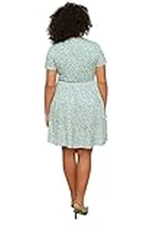 Trendyol Mini A-lijn regular fit gebreide jurk voor dames in grote maten, , XXL grote maten