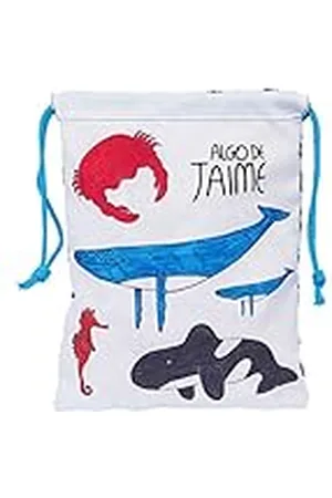 Safta 812005237 Algo de Jaime snackzak, 20 cm, wit (Jaime meerkleurig), , Modieus