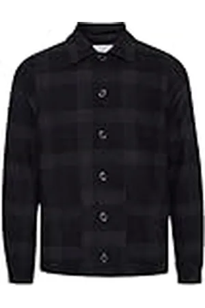 Casual Friday Jansen geruite jas - jas Cas - 20504374, donkergrijs gemêleerd (50818), M
