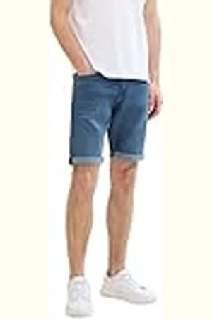 TOM TAILOR Heren bermuda jeans shorts, , 38