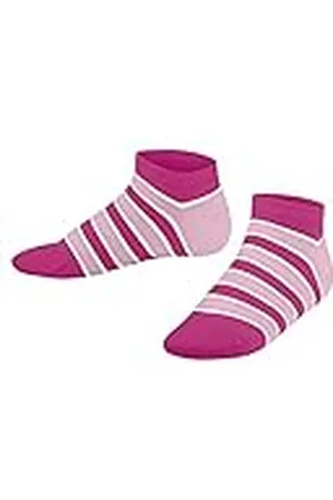 Falke Uniseks-kind Korte sokken Simple Stripes K Sn katoen kort gedessineerd 1 paar, , 23-26