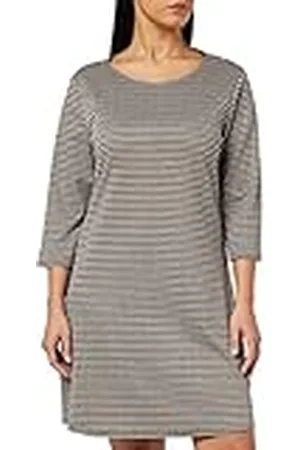 ONLY Dames ONLBRILLIANT 3/4 Check Dress NOOS JRS Jurk Mini, Black/AOP: Brown Houndstooth, L