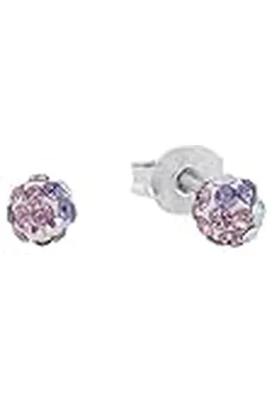 Prinzessin Lillifee Oorknopjes 925 sterling zilveren meisjes kinderoorbellen, met preciosa, 0,4 cm, zilver, geleverd in sieradengeschenkdoosje, 2013162