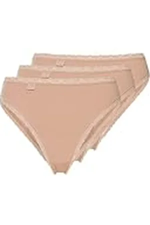 Sloggi Tai C3P onderbroek met katoenen kant voor dames, 24/7, borstel, 48, borstel, 44