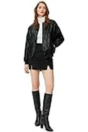 Koton Dames Slit Detail Suede Looking Mini Rok, , M