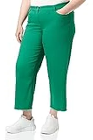 Samoon Dames Lotta broek, Really Green, 50, , 50