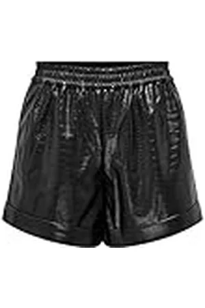 ONLY Bestseller A/S ONLDITTE Croco Faux Leathe CC OTW Shorts voor dames, zwart, XL, , XL