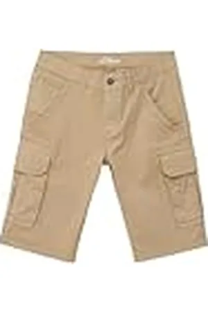 QS by s.Oliver Uniseks cargobermuda voor kinderen, slimfit, , 170 Grote maten