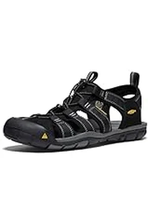 Keen Clearwater CNX Leather M-Dark Earth, zwarte waterspuwer, 48 EU
