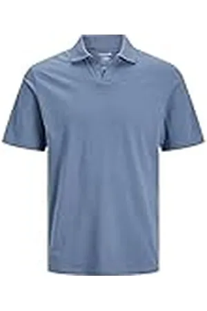 JACK & JONES Heren Jjesummer Linen Polo Ss Sn Shirt met lange mouwen, , L