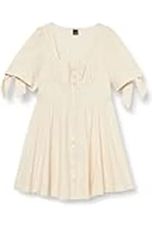 Pinko Dames Assolto katoen-popeline jurk cocktailjurk, P97_kleur roze, 44, , 50