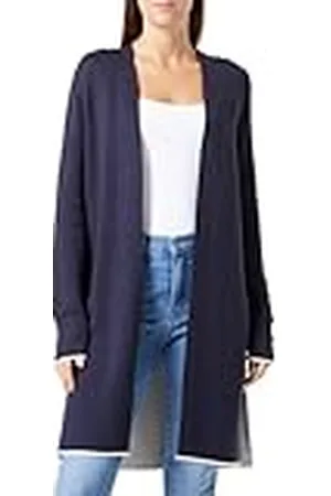 QS by s.Oliver Dames Long Cardigan Blue 36, , 36