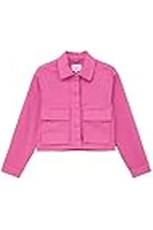 QS by s.Oliver Junior jeansjack denim, lila/roze, 176 meisjes, , 176