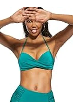 Koton Dames push-up gevoerde houder nek bikini top zwemkleding, , 38