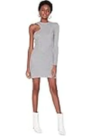 Trendyol Mini Bodycon getailleerde jurk voor dames, , L, , L
