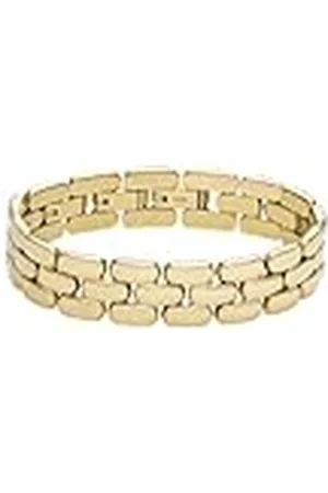 Fossil Dames Arden gouden roestvrij stalen armband, JF04784710, Eén maat, Roestvrij staal, Geen edelsteen